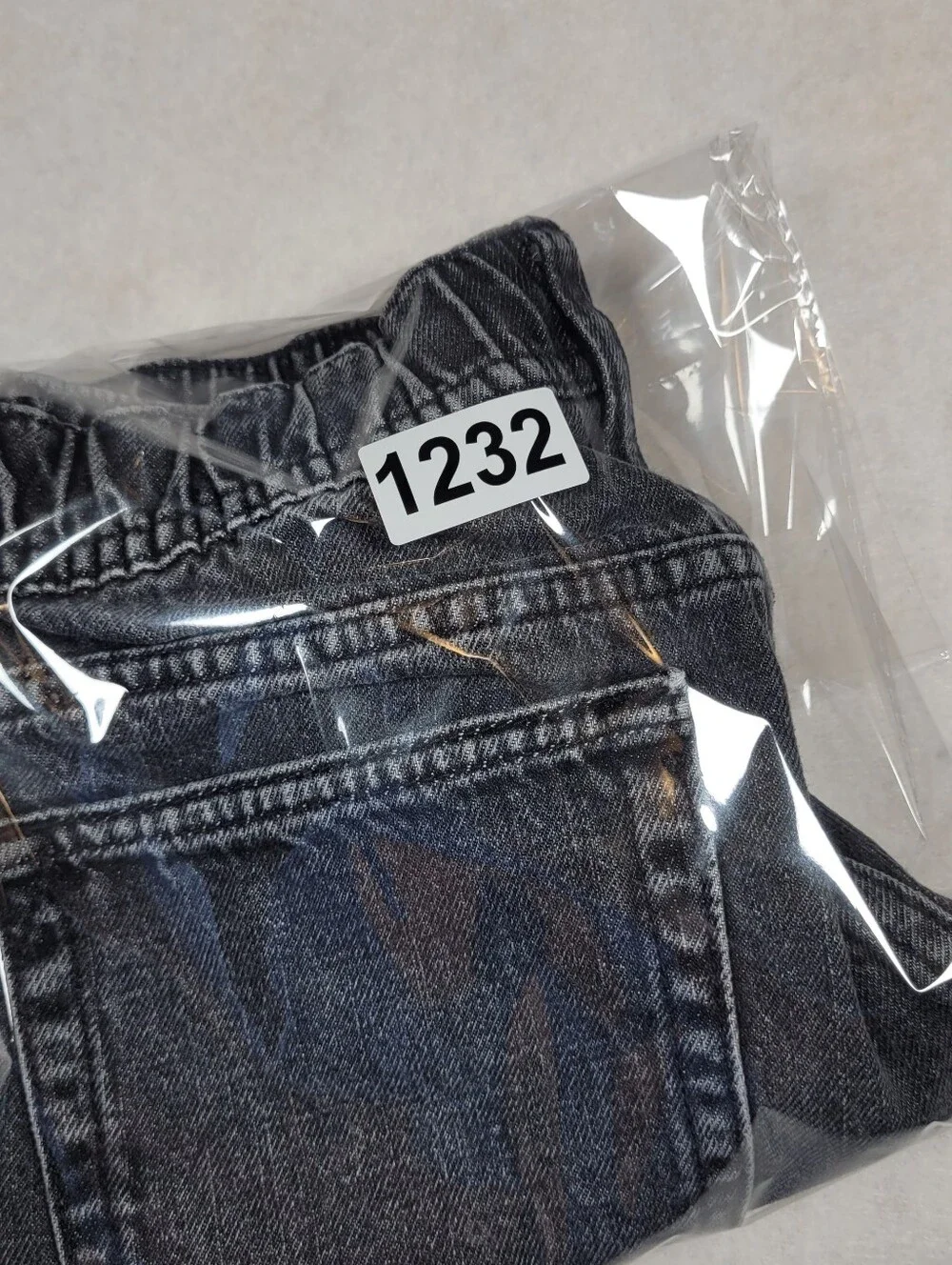 Gap Denim Kids Slim Pull-On Drawstring Black Denim Girls Shorts Sz XL 12